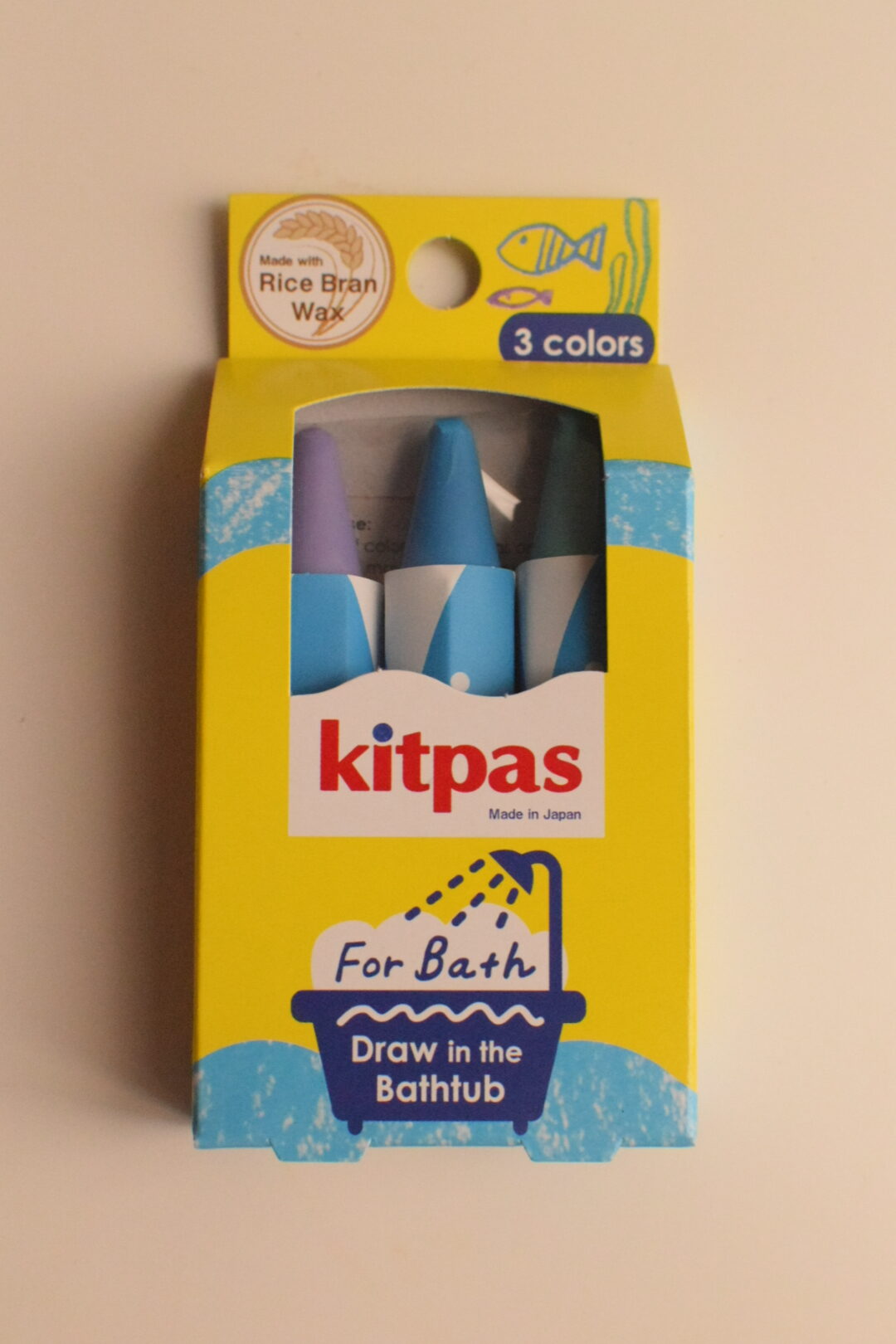 Kitpas Rice Wax Bath Crayons - Fish - Little Ones