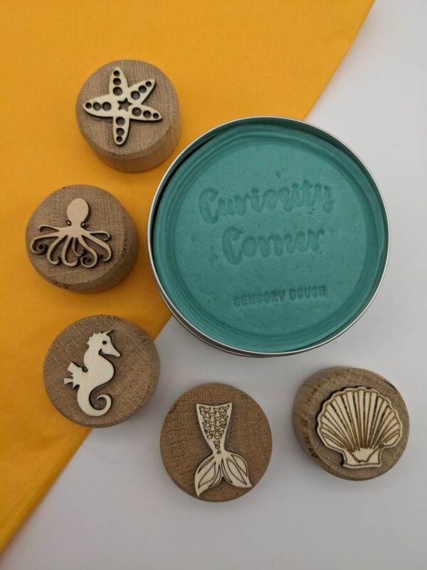 Little Ones: handmade wooden stampers seaside