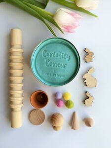 Little ones: spring sensory dough activity kit blue