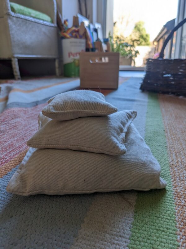 Little Ones: textured cotton bean bags