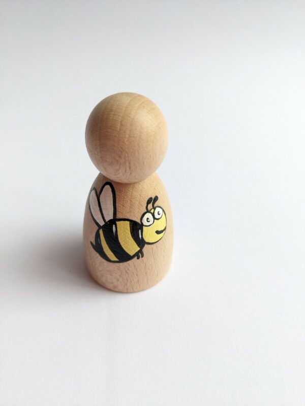 Little Ones: bee peg doll