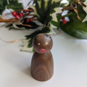 Little ones: Rudolph peg doll