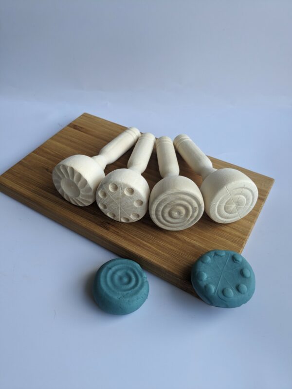 Little Ones: Wooden Dough Stamp all